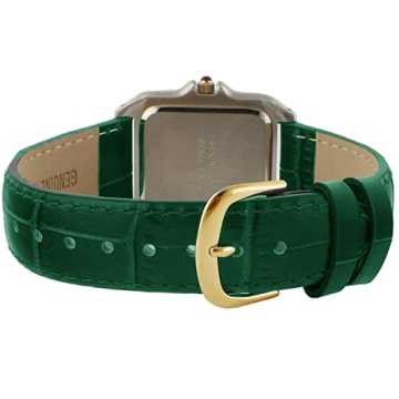 Elegant Peugeot Women Two-Tone Dress Watch with Leather Strap