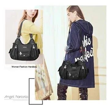 Stylish Angel Barcelo Hobo Handbag for Women