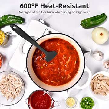 U-Taste 600ºF Silicone Spatula for High Heat Cooking