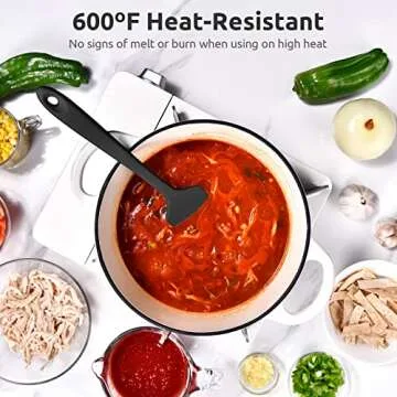 U-Taste 600ºF Silicone Spatula for High Heat Cooking