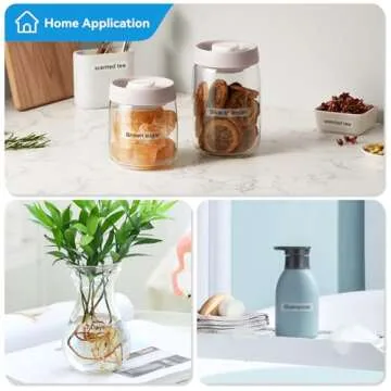 Womiten 4PK Tz Tape 12mm Clear for Brother Label Makers