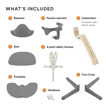 Stokke Nomi High Chair - Adjustable Baby Chair for Family Meals