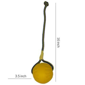 Starmark Swing 'n Fling DuraFoam Ball Dog Toy Large