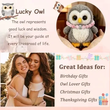 Sereney Lucky Owl Bracelet for Women, Beautiful Gift