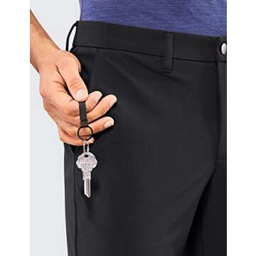CRZ YOGA Men's Waterproof Golf Pants with Pockets