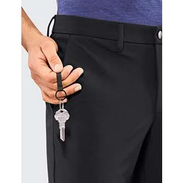 CRZ YOGA Men's Waterproof Golf Pants with Pockets
