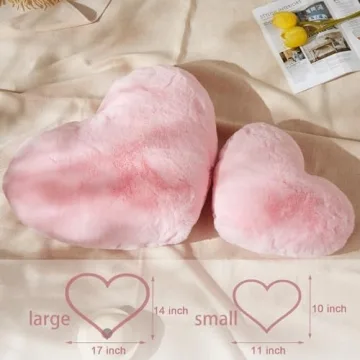 YRXRUS Heart Pillow – Cozy Decor for Home and Gifts