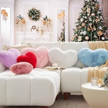 YRXRUS Heart Pillow – Cozy Decor for Home and Gifts