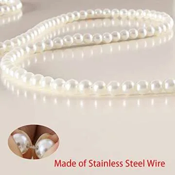 Cdycam Custom Pearls Beaded Pet Dog Leash 4ft