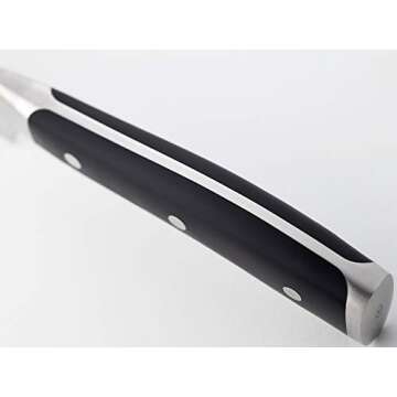 WÜSTHOF Classic IKON 7" Hollow Edge Nakiri Knife, Black