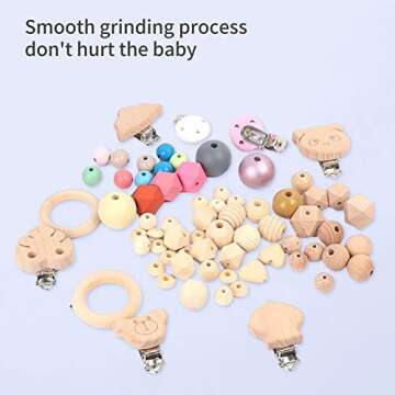 Wooden Baby Gym Hanging Toys for Newborns and Infants