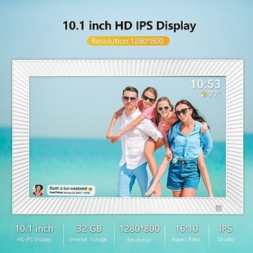 FRAMEO 10.1 inch Digital Photo Frame with WiFi Sharing