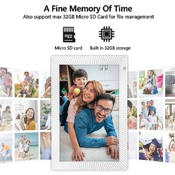 FRAMEO 10.1 inch Digital Photo Frame with WiFi Sharing