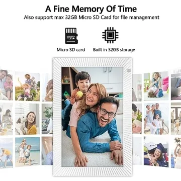 FRAMEO 10.1 inch Digital Photo Frame with WiFi Sharing