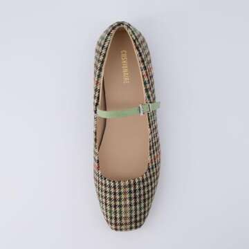 CUSHIONAIRE Women's Sleeper Mary Jane Flat - Stylish Comfort