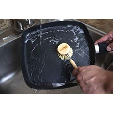 Everest Eco Products Eco Friendly Kitchen Dish Cleaning Set - Biodegradable & Highly Durable - 5 Pie...