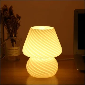 Vintage BSOD Mushroom Lamp for Cozy Lighting