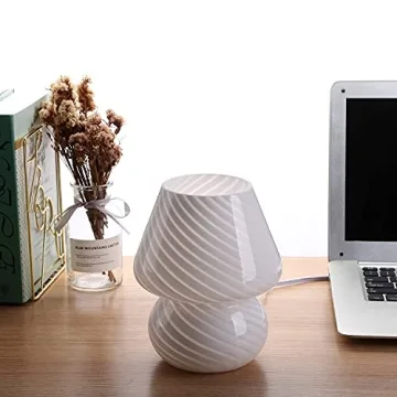 Vintage BSOD Mushroom Lamp for Cozy Lighting