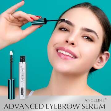 Premium Eyebrow Growth Serum for Thicker Brows, Advanced Eyebrow Serum to Grow Brows, Lash and Brow ...