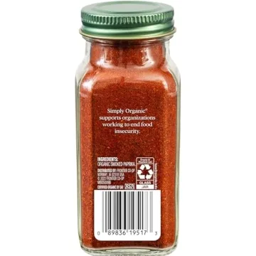 Simply Organic Smoked Paprika 2.72 Ounce for Flavor