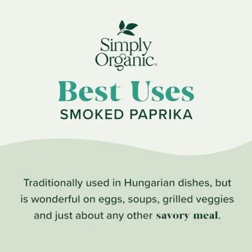 Simply Organic Smoked Paprika 2.72 Ounce for Flavor