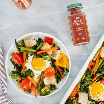 Simply Organic Smoked Paprika 2.72 Ounce for Flavor