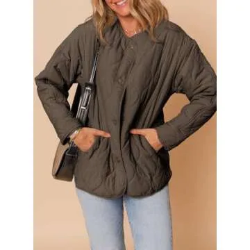 Trendy Dokotoo Women’s Quilted Puffer Jacket for Winter