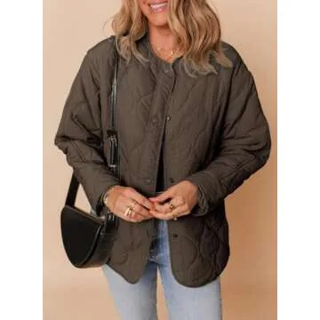 Trendy Dokotoo Women’s Quilted Puffer Jacket for Winter
