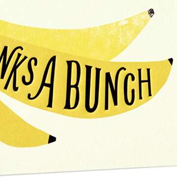 Hallmark Thank You Cards, Thanks a Bunch (10 Blank Cards with Envelopes | Professional, Baby Showers, Bridal Showers, Birthdays, All Occasion)