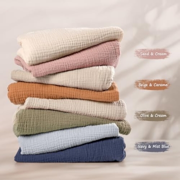 lulumoon Muslin Bassinet Sheets Soft Cotton for All Babies