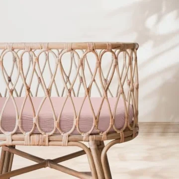 lulumoon Muslin Bassinet Sheets Soft Cotton for All Babies