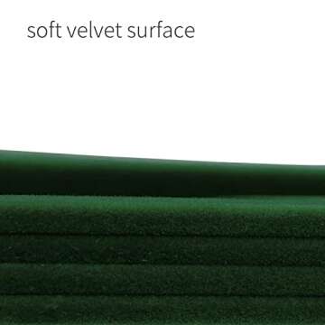 ManGotree Velvet Suit Hangers with 360 Swivel Gold Hook, Non-Slip Felt Hangers, Ultra-Slim Space Saving Clothes Hangers, Sturdy Coat Hangers, 36 Pack (Green)