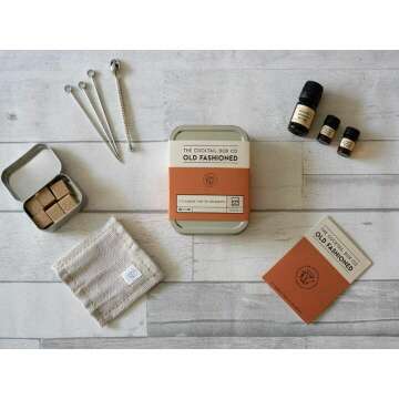 Premium Old Fashioned Cocktail Kit for Mixologists