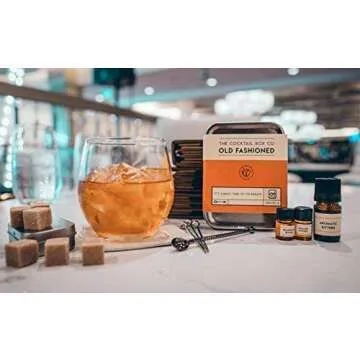 Premium Old Fashioned Cocktail Kit for Mixologists