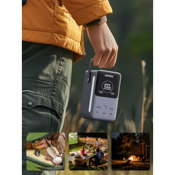 UGREEN 300W Portable Charger with Smart Display and SOS Light