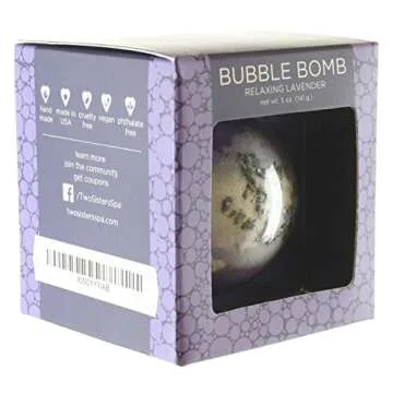 Lavender Bubble Bath Bombs - Relaxing & Skin-Nourishing