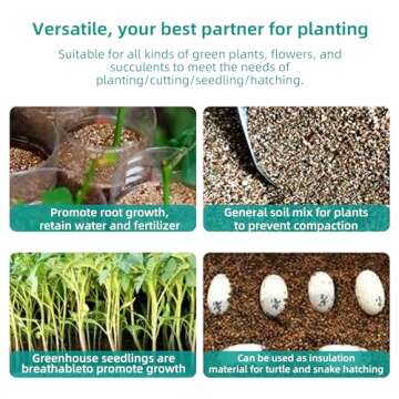 Afawall Organic Vermiculite Bulk for Healthy Gardens