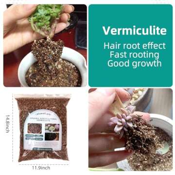Afawall Organic Vermiculite Bulk for Healthy Gardens