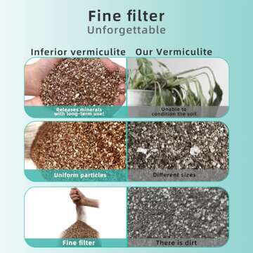 Afawall Organic Vermiculite Bulk for Healthy Gardens