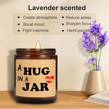 Lavender Comfort Candles for Mom, Sister, and Friends