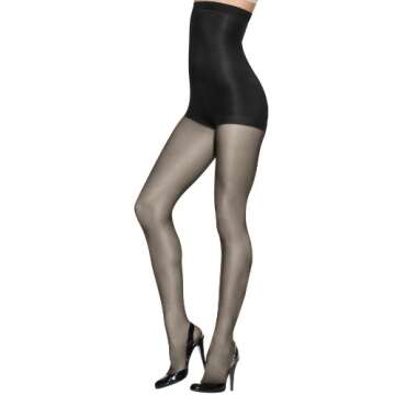 Hanes Silk Reflections High Waist Control Top