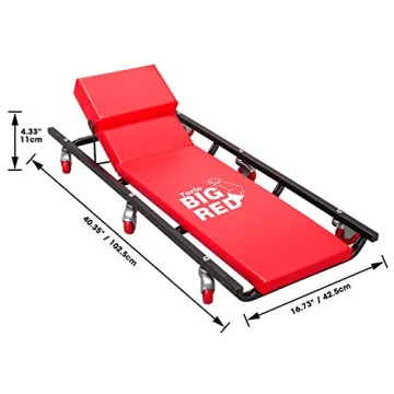 BIG RED TR6452: Rolling Garage Creeper with Adjustable Comfort
