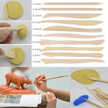 Explore Creativity with 28pcs Polymer Clay Sculpting Tools Set