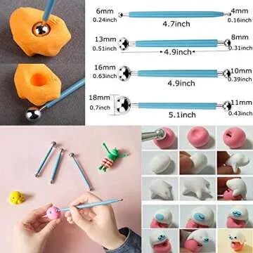 28pcs Polymer Clay Sculpting Tools for Artists and Crafters