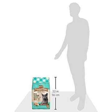 Merrick Purrfect Bistro Grain Free Natural Dry Cat Food For Adult Cats, Real Salmon And Sweet Potato Recipe - 12 lb. Bag