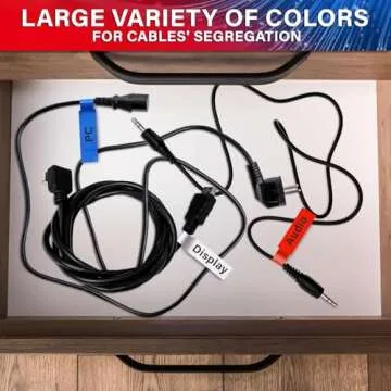 Durable 240 Pcs Cable Labels – Waterproof & Long-Lasting