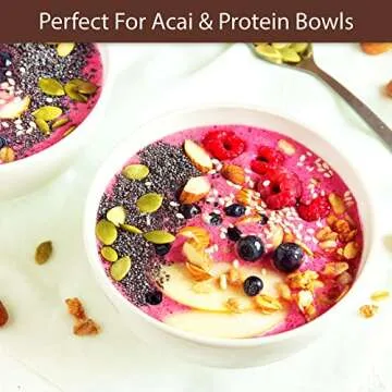 Roots Circle Non-GMO Chia Seeds | 1.3 Pound (Pack of 1) Raw Superfood, Vegan, Kosher, Nut & Gluten Free, Keto & Paleo Friendly | Add Omega 3 & Protein to your Salad, Smoothie, Oatmeal, & Acai Bowl