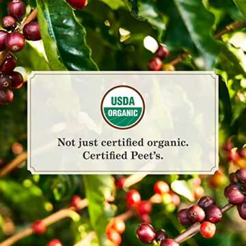 Peet's USDA Organic Dark Roast Alpine Blend Coffee 32oz