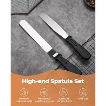 Kootek 180 Pcs Cake Decorating Kits Supplies - Aluminium Alloy Revolving Cake Turntable, Numbered Cake Decorating Tips and Frosting Tools for Baking Cupcake Cookie Muffin Kitchen Utensils