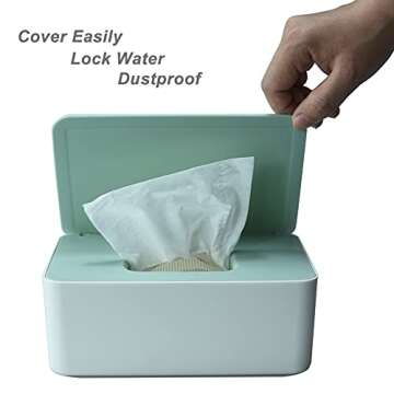 Stylish Diaper Wipes Dispenser Keeps Wipes Fresh and Accessible